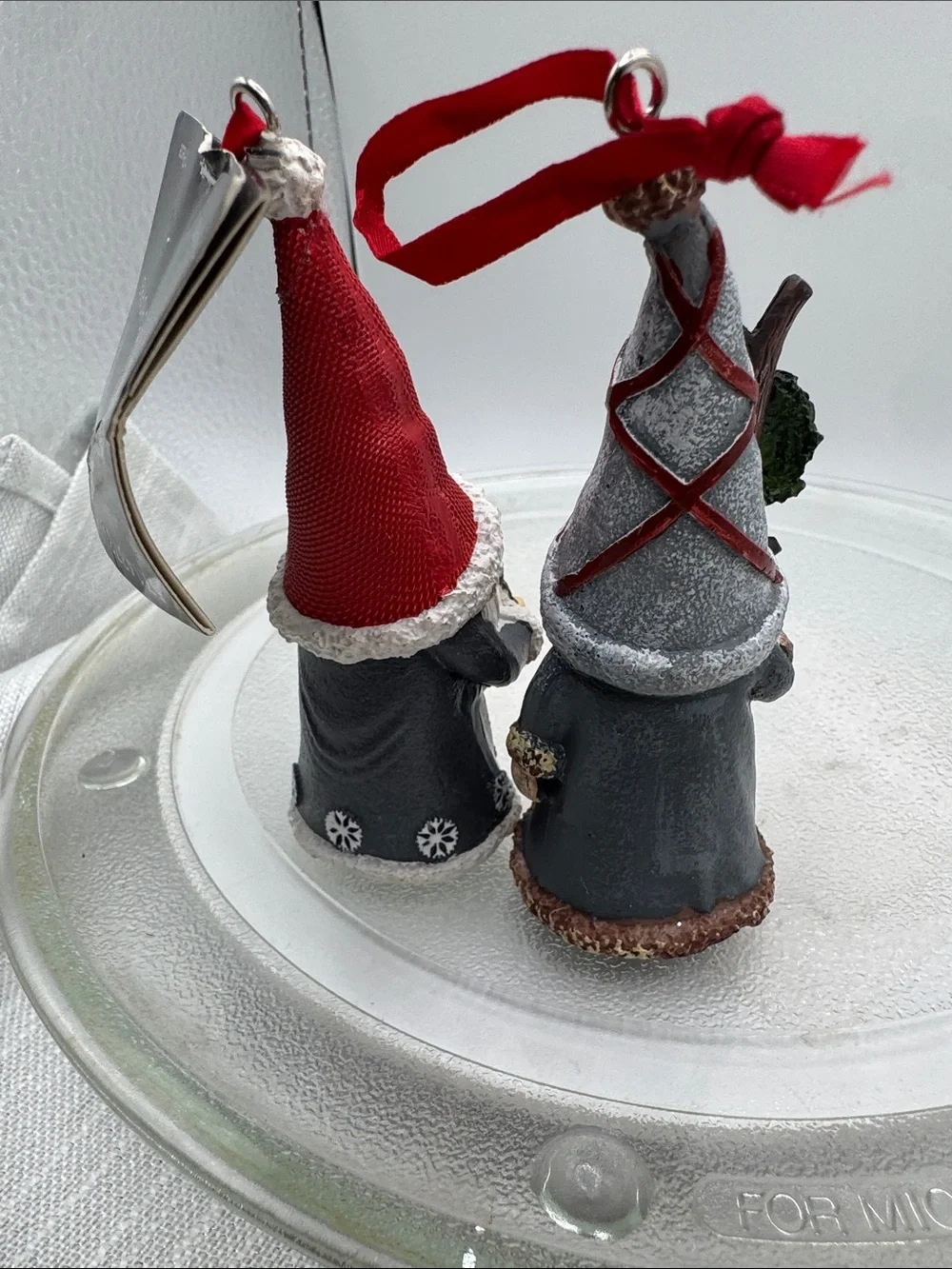 Christmas Gnome 4 pcs Christmas gift set oven mitt kitchen towel two ornaments